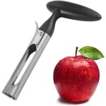 �videur � pommes avec manche en abs et lame dentel�e en acier inoxydable, pour poires, poivrons, fuji, ...