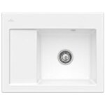 Villeroy&boch - evier 1 bac villeroy et boch subway 45 compact 65 x 51 cm egouttoir a gauche blanc ceramicplus ...