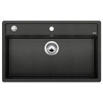 Blanco - dalago 8 - vier en silgranit, 82x51 cm, anthracite 516629