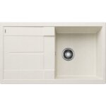 Blanco - evier metra 5s silgranit - blanc soft - vidage : manuel Blanco - evier metra 5s silgranit - blanc soft - vidage : manuel