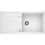Blanco - evier metra xl 6s silgranit - blanc - vidage : manuel