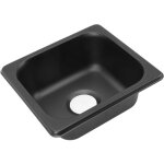 �vier de camping - car, 175 x 160 x 70 mm en acier inoxydable, lavabo � main, �vier de bateau, caravane, ...