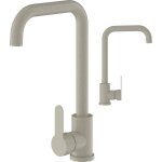 Granitan - evier de cuisine beige robinet arrondi acier 85111831