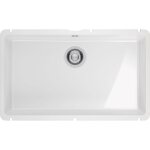 Évier de cuisine kubus fraceram kxk 110 - 71 blanc - 745 x 454 mm - sous - meuble 80 cm - vidage manuel ... Évier de cuisine kubus fraceram kxk 110 - 71 blanc - 745 x 454 mm - sous - meuble 80 cm - vidage manuel ...