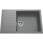 �vier granit gris albey 1 grand bac - 1 petit �gouttoir