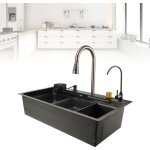 Kkmoon - vier inox 201 professionnel - 80x45 cm - Évier de cuisine moderne à encastrer - grande capacité ... Kkmoon - vier inox 201 professionnel - 80x45 cm - Évier de cuisine moderne à encastrer - grande capacité ...