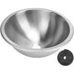 �vier rond en acier inoxydable pour camping - car, 12 pouces, avec installation int�gr�e, pour bateau, ...