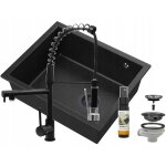 Granitan - vier sous plan en granit vier sous plan en salix noir