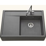 vier timbre d'office granit gris kmbad kiwi 1 grand bac - 1 gouttoir