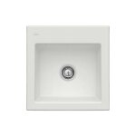 Evier villeroy et boch subway 50 s 52, 5 x 51 cm sans egouttoir steam ceramicplus avec vidage manuel Evier villeroy et boch subway 50 s 52, 5 x 51 cm sans egouttoir steam ceramicplus avec vidage manuel
