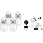 Evohome honeywell evo - trv4 pack de têtes thermostatiques w343673 Evohome honeywell evo - trv4 pack de têtes thermostatiques w343673