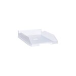 Corbeille  courrier standard exacompta cristal