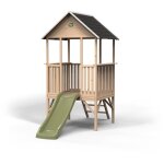 Exit toys - maisonnette en bois avec toboggan exit panorama 300 Exit toys - maisonnette en bois avec toboggan exit panorama 300