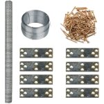 Extension de poulailler 268x100x190 cm mtal vidaxl