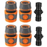 Extension rapide du tuyau, kit de r�paration de tuyau d'arrosage - pour raccorder 13 mm (1 / 2 ), pour ...