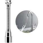 Extension de robinet cuisine � 360� avec bec flexible avec 20cm, prolongateur de robinet pour �vier de ...