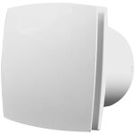Extracteur d'air de salle de bain 100 mm, minuterie, capteur d'humidit et clapet anti - retour, 95 m ...