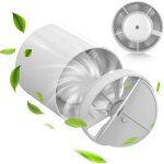 Extracteur d'air silencieux 100 mm ventilateur tubulaire, ventilateur de tuyau avec clapet anti - retour, ...