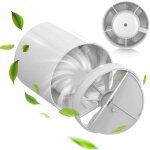 Extracteur d'air silencieux 100 mm ventilateur tubulaire, ventilateur de tuyau avec clapet anti - retour, ...