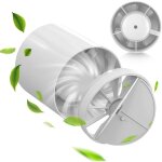 Extracteur d'air silencieux 100 mm ventilateur tubulaire, ventilateur de tuyau avec clapet anti - retour, ...