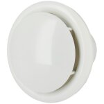 Extracteur d?air simple flux rond pour salle de bain, wc, cuisine airymax 2 100 mm blanc 502. 000. 100 ...