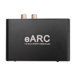 - extracteur audio earc arc compatible 192 khz, convertisseur vers adaptateur pour dts atoms ac3