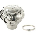 Extracteur de fum�es rotatif �olien en inox, chapeau de chemin�e, 110mm extracteur rotatif grille, chapeau ...