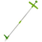 Extracteur de mauvaises herbes, outil manuel pour dsherber, long manche avec 3 griffes, extracteur de ...