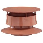 Extracteur statique terracotta ?100mm - nicoll