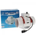 Extracteur tt 125 avec variateur 280 m3 / h - vents