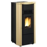 Extraflame - poele a' pellets la nordica giusy evo 8, 0 kw revetement en acier parchemine' 200 m chauffe' ...