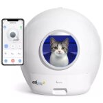 Eziclean - litire robot autonettoyante 60l 55db blanc - e. ziclean - catbotk10i