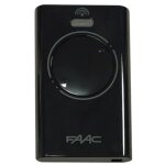 Faac xt2 433 slh noire - t�l�commande � 2 canaux - codage rolling code slh s�curis� - compatible motorisation ...