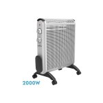 Fabrilamp - radiateur de mica condor 2000w 2elements blanc / gris 2powers, anti - tilt, thermostat, w ... Fabrilamp - radiateur de mica condor 2000w 2elements blanc / gris 2powers, anti - tilt, thermostat, w ...