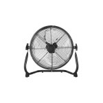 Fabrilamp - ventilateur industriel midas 60w noir / chrome 41, 5d 3 vitesses, rglable 45x47x19 cm