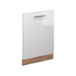 Vicco - faade de lave - vaisselle fame - line, blanc haute brillance, 60cm sans pt