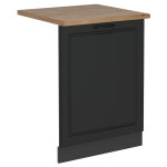 Fa�ade de lave - vaisselle r - line, anthracite campagne, 60cm, pt ch�ne vicco