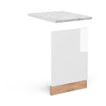 Vicco - faade r - line, blanc haute brillance, 45 cm, pt marbre