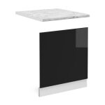 Vicco - faade r - line, noir haute brillance, 45 cm, pt marbre