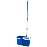 Facilitys - balai magique microfibre, nettoyage sol facile et rapide, seau double bac