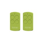 Lot de 2 tlcommandes fadini divo 71 verte - frquence 433. 92 mhz - 4 canaux - rolling code - rfrence ...