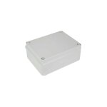 Bote de drivation rectangulaire avec couvercle avec vis en plastique 158x118x80mm avec parois lisses ...