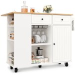 Fairwhale - desserte cuisine blanche bois - porte - collations & verres - cloisons amovibles - buffet ...