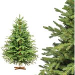 Fairytrees - sapin de nol artificiel 180 cm arbre de nol avec support en bois sapin des alpes lments ...