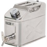 Falcon - rcipient de collecte avec robinet doseur, inox,