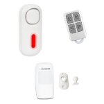 Kit basic a - alarme sans fil puissante prt  poser - 1 sirne dporte 120db - idal appartement garage ...