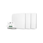 Fast led technology - kit interrupteur va - et - vient sans fil et sans pile prt  poser - 3 boutons ...