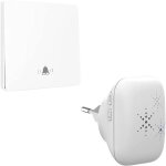 Fast led technology - sonnette sans fil sans pile - etanche ip65 haute rsistance - longue distance - ...