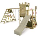 Tour de jeux chteau des chevaliers boldbaron avec balanoire surfswing, garantie 10 ans, bac  sable ...