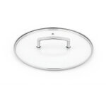 Fauchon art de la table - couvercle 28cm en verre et en aluminium signature